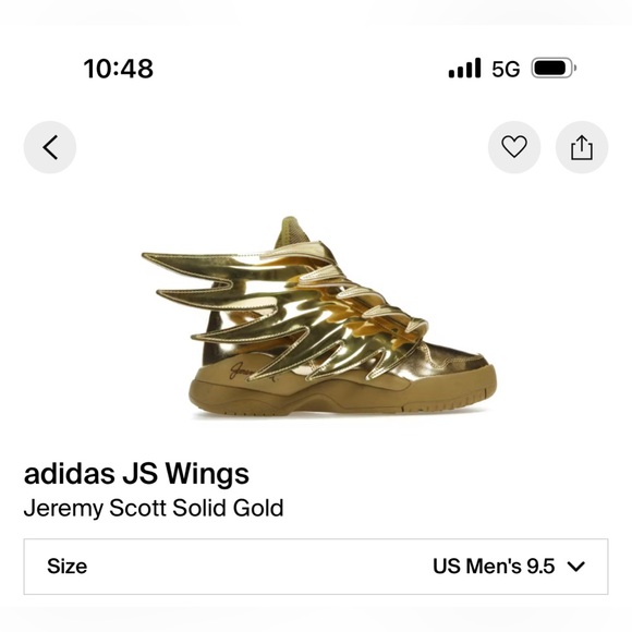 adidas gazelle silver green womens Adidas Jeremy Scott Iridescent Foil Wings Showstopper Sneaker Shoes Si –  Uptown Cheapskate Austin main image 1